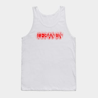 Lebanon tag Tank Top